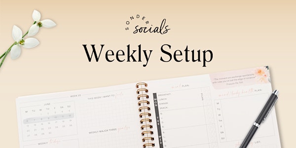 Sonder Social: Plan Your Upcoming Week!