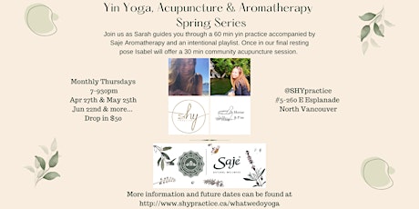 Yin Yoga & Acupuncture & Aromatherapy