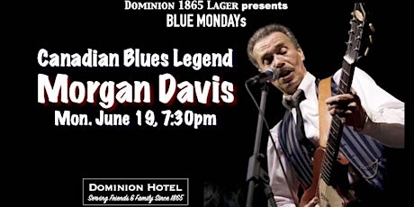 Immagine principale di Canadian Blues Legend Morgan Davis 