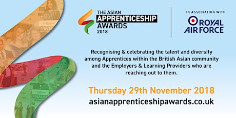The Asian Apprenticeship Awards 2018 in Association with RAF primary image