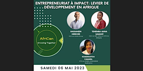 Image principale de AfriCan - Entrepreneuriat à Impact: Levier de développement en Afrique
