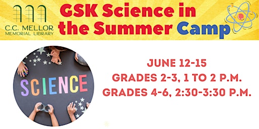 GSK Science in the Summer Camp Grades 2-3 primary image