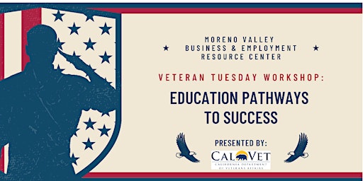 Imagem principal do evento Education Pathways to Success presented by CalVet