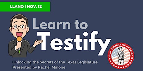 Learn to Testify: Llano, TX primary image