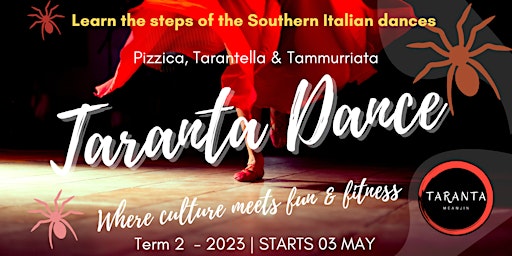 ITALIAN TARANTA DANCE CLASS SERIES - Term 2 - 2023 primary image