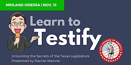 Learn to Testify: Midland-Odessa, TX primary image