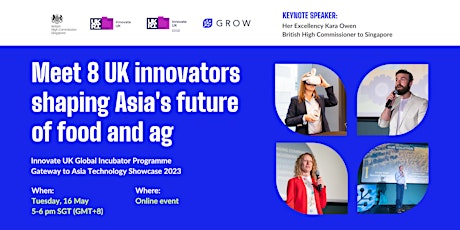 Technology Showcase: Gateway to Asia Global Incubator Programme 2023 primary image