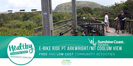 Healthy Sunshine Coast e-Bike Rides Pt Arkwright & Mt Coolum View primary image