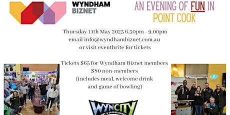 Wyndham Biznet Ten Pin Bowling Evening primary image