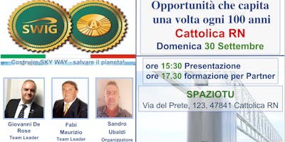 L'opportunità che capita una volta ogni 100 anni a Cattolica RN L'opportunità che capita una volta ogni 100 anni a Cattolica RN