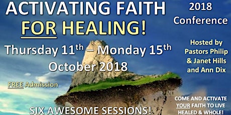 Activating Faith Healing Conference 2018 primary image