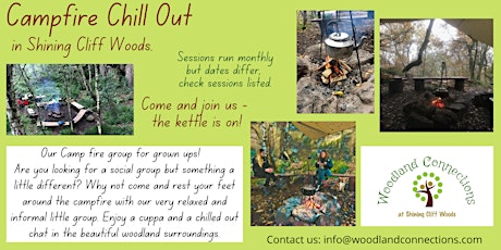 Woodland Campfire Chill and Chat for Adults