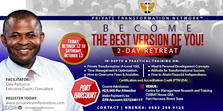 Become The Best Version Of You Retreat (Port Harcourt) primary image