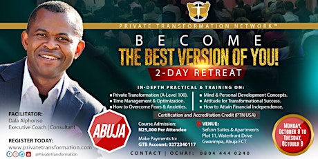 Become The Best Version Of You Retreat (Abuja) primary image