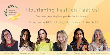Flourishing Fashion Festival by the Conscious Entrepreneurs Community ry