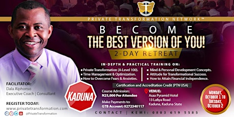 Become The Best Version Of You Retreat (Kaduna) primary image