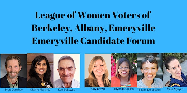 LWV Emeryville City Council & School Board Candidate Forum