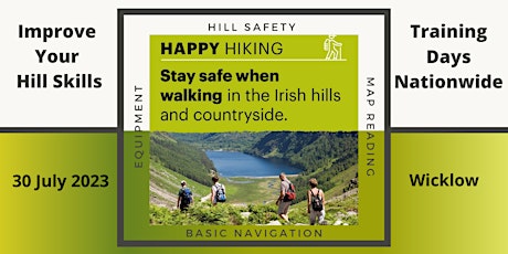 Happy Hiking - Hill Skills Day - 30th July - Wicklow