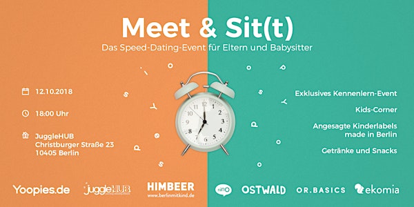 Meet & Sit(t) - Das Kennenlern-Event für Eltern und Babysitter