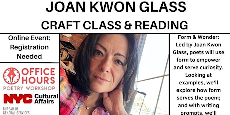 Craft Class & Reading with Joan Kwon Glass (virtual)