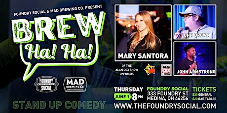Brew Ha! Ha! Stand Up Comedy Show w/ Mary Santora