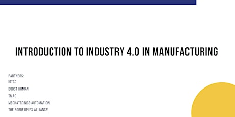 Introduction to Industry 4.0 in Manufacturing
