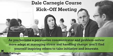 Dale Carnegie Course - Kick-Off - Kitchener primary image