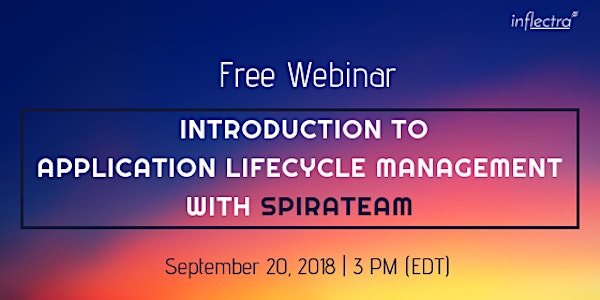 Free Webinar: Introduction to Application Lifecycle Management with SpiraTe...