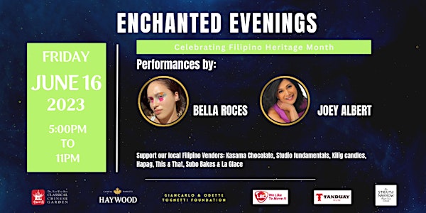 ENCHANTED EVENINGS CONCERT SERIES with Bella Roces and Joey Albert