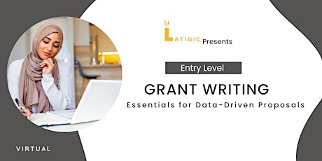 Grant Writing | Essentials for Data-Driven Proposals [virtual]