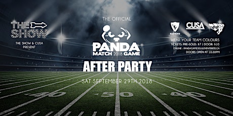 The Show & CUSA Present : PANDA GAME AFTER PARTY primary image