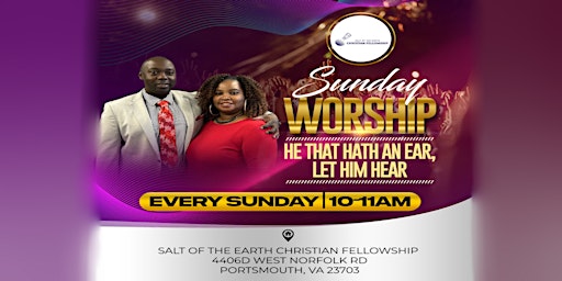 Imagem principal do evento Salt of The Earth Sunday Worship