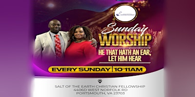 Salt of The Earth Sunday Worship primary image