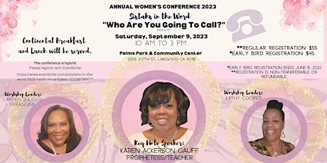 Sistahs in the Word 2023 Conference