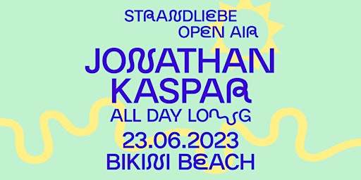 JONATHAN KASPAR All day long - strandliebe Open Air primary image