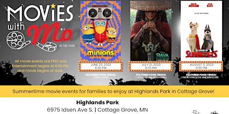 Movies with Mo- Cottage Grove Sponsorship and Vendors