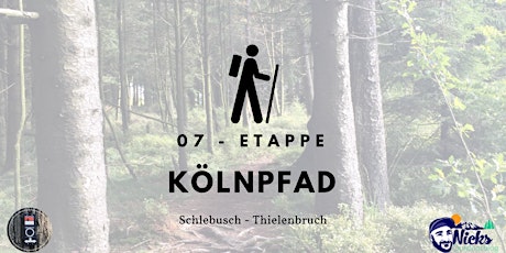 Hauptbild für 07 - Etappe - Kölnpfad