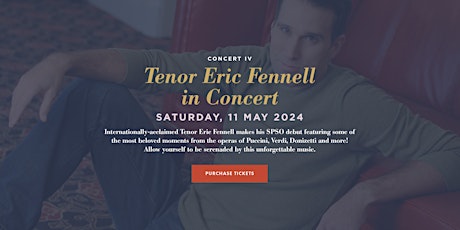 Tenor Eric Fennell in Concert