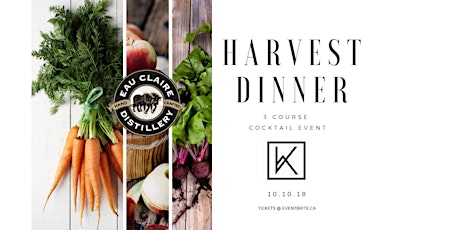 Harvest Dinner with Eau Claire Distillery primary image