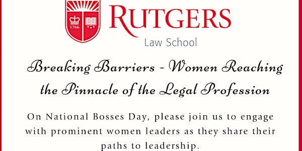 Breaking Barriers - Women Reaching the Pinnacle of the Legal Profession