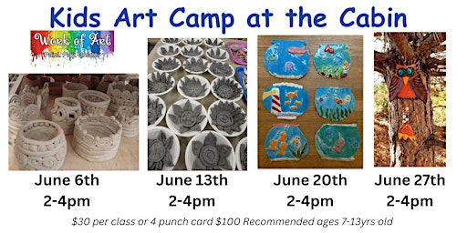 Kids Art Camp at the Cabin primary image
