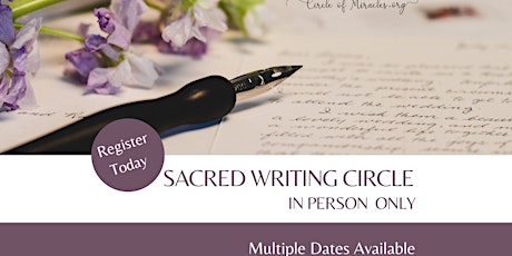 Sacred Writing Circle - In Person