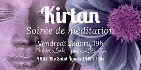 Image principale de Kirtan -  soirée de méditation