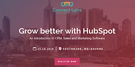 Grow Better with HubSpot - Introduction to CRM, Sales and Marketing Tools primary image