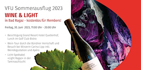 VFU Sommerausflug 2023 - members only!