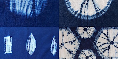 Guntai & Makiage (stitching and binding) shibori resist dyeing with indigo