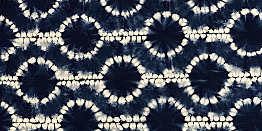 Imagem principal de Hishaki-nui (stitch on the fold) Shibori with indigo (Studio)