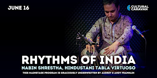 Rhythms of India with Nabin Shrestha, Hindustani tabla virtuoso primary image