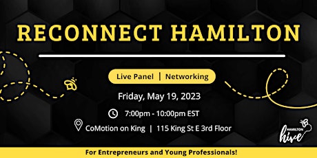 Reconnect Hamilton: Young Entrepreneur Success Stories primary image