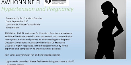 AWHONN Northeast Florida: HYPERTENSION IN PREGNANCY- ST Vincent’s-Riverside primary image